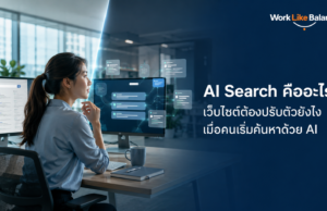 AI Search คืออะไร? เว็บไซต์ต้องปรับตัวยังไง เมื่อคนเริ่มค้นหาด้วย AI