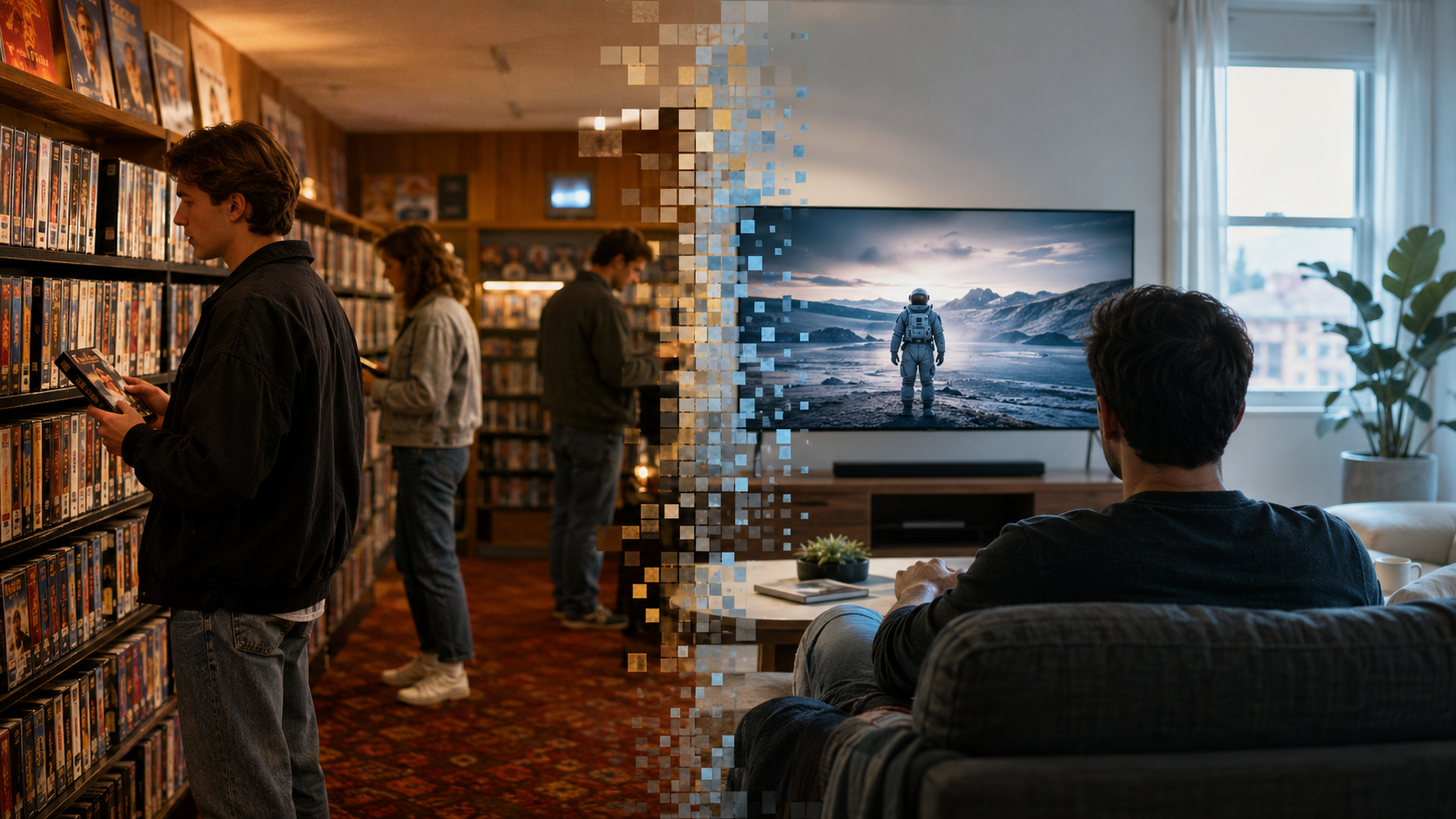 การเปลี่ยนผ่านจากร้านเช่าภาพยนตร์แบบดั้งเดิมสู่บริการ Streaming